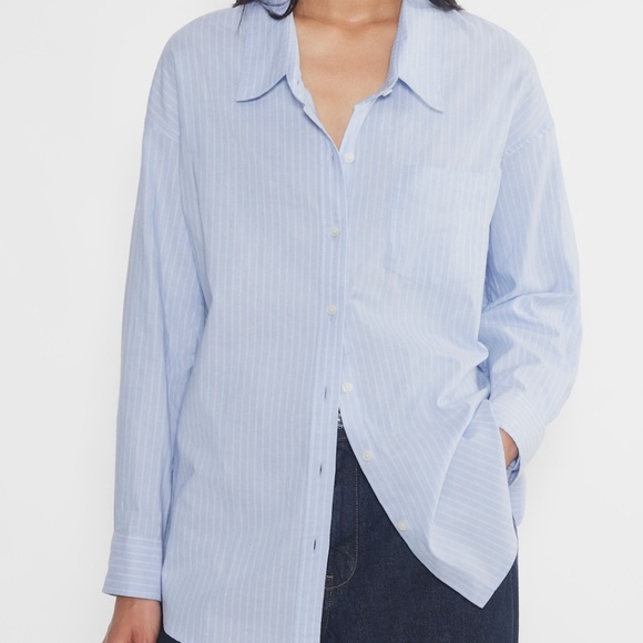 Aritzia Relaxed Oxford Shirt - Picture 1 of 4